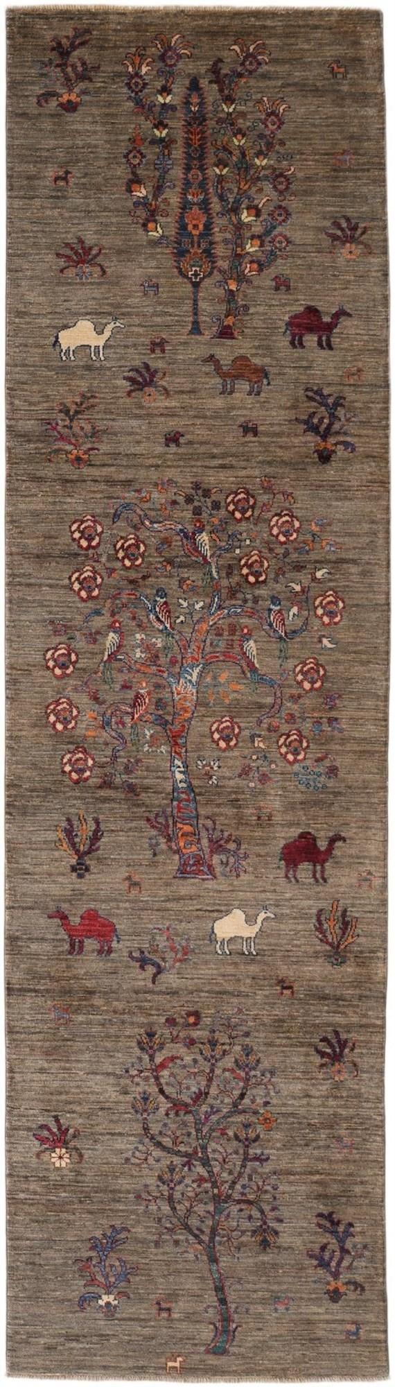 2' 9 x 9' 8 Hand Knotted Ariana Ziegler Runner Rug