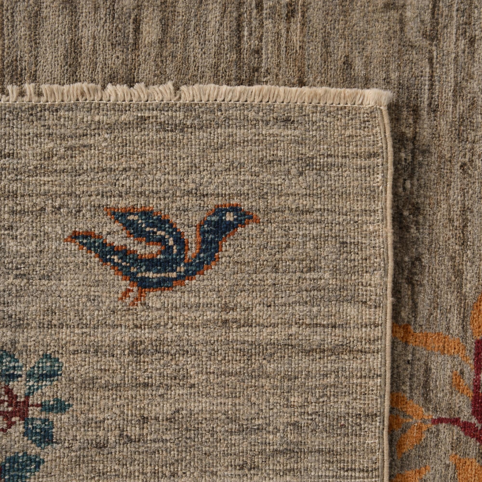 2' 9 x 7' 7 Hand Knotted Ariana Ziegler Runner Rug