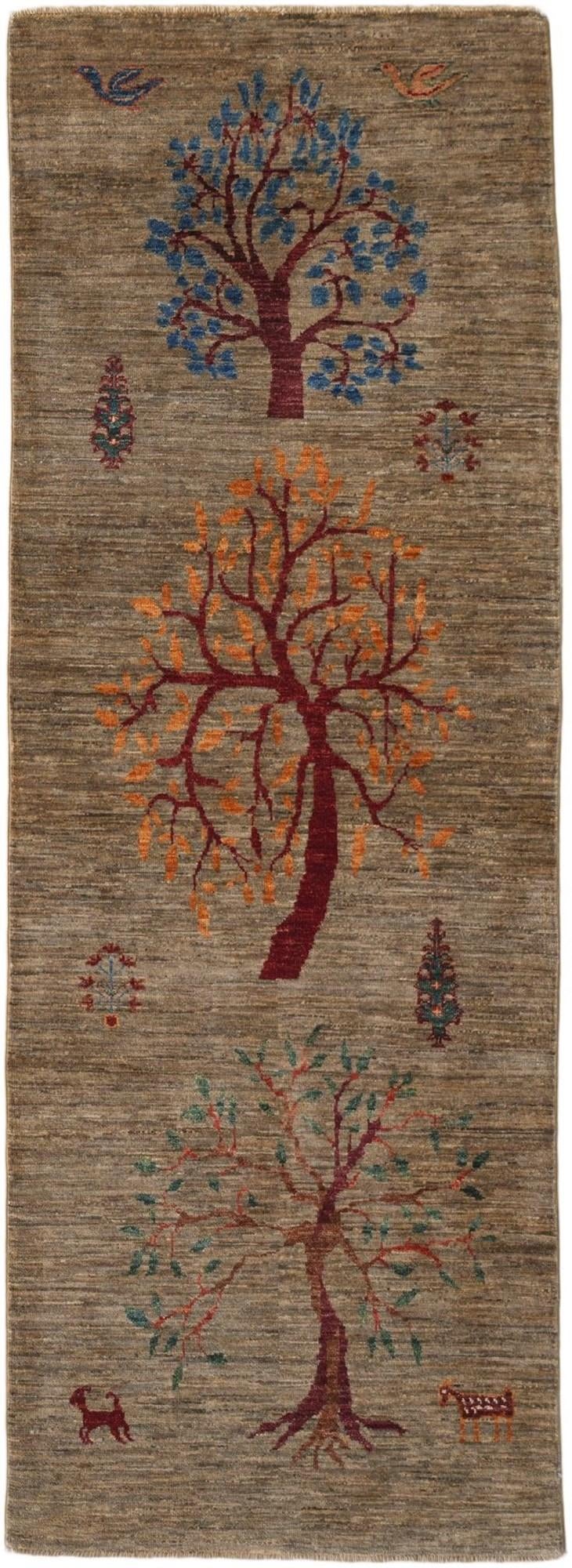 2' 9 x 7' 7 Hand Knotted Ariana Ziegler Runner Rug