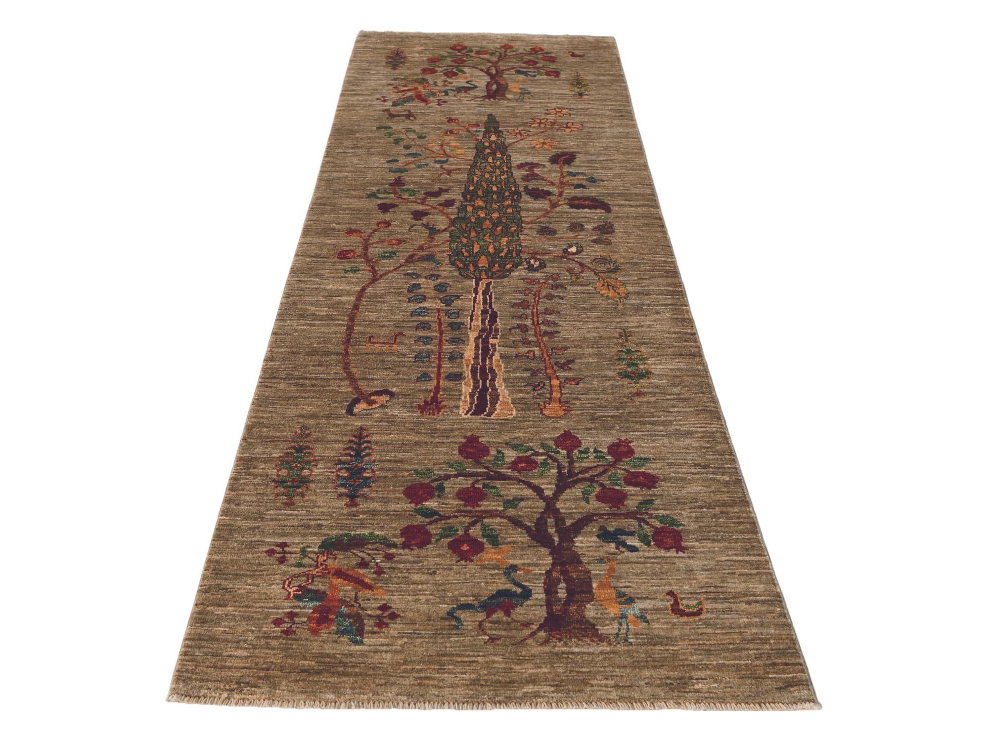 2' 9 x 8' 2 Hand Knotted Ariana Ziegler Runner Rug