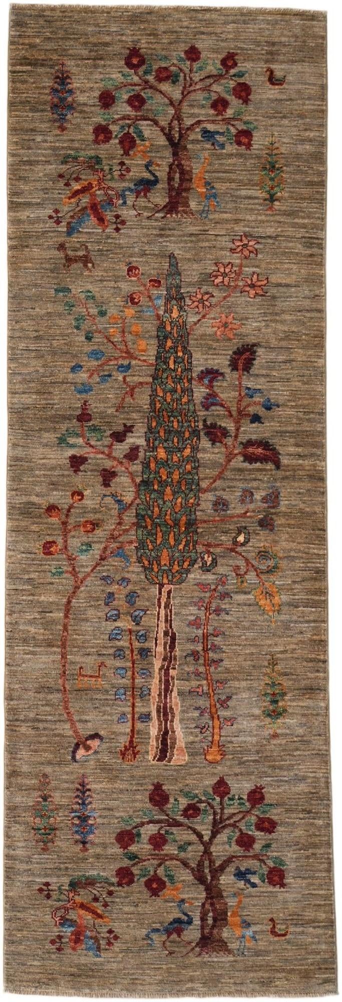 2' 9 x 8' 2 Hand Knotted Ariana Ziegler Runner Rug