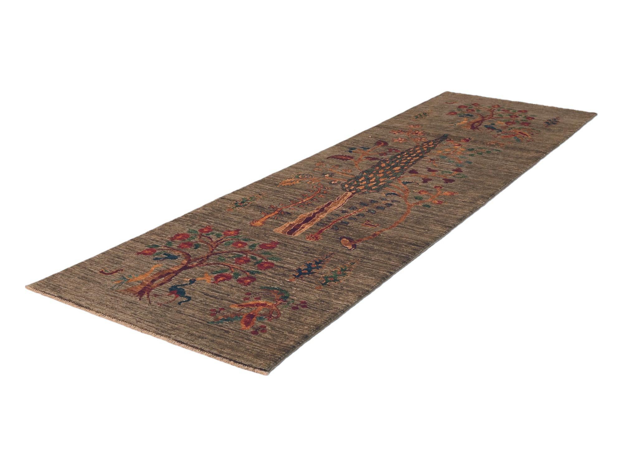 2' 7 x 9' 4 Hand Knotted Ariana Ziegler Runner Rug