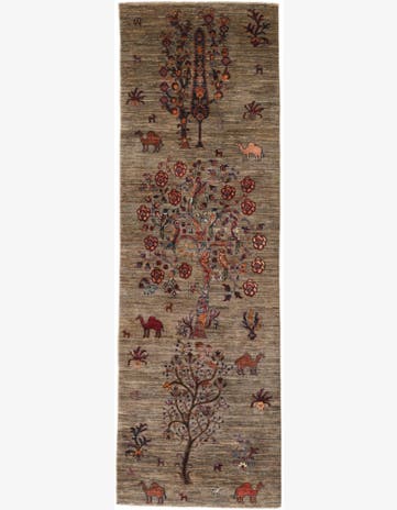 2' 8 x 8' 2 Hand Knotted Ariana Ziegler Runner Rug