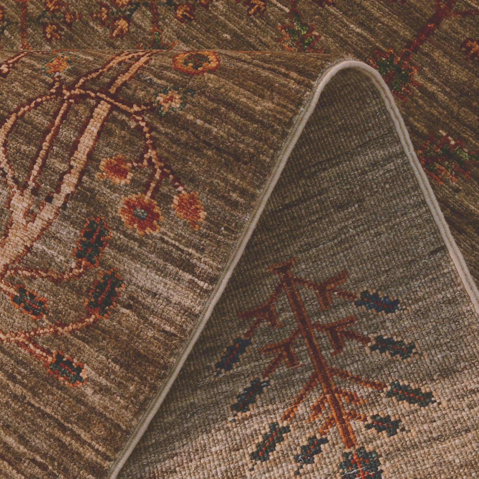 2' 9 x 9' 5 Hand Knotted Ariana Ziegler Runner Rug
