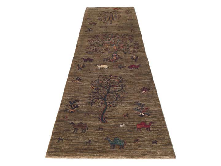 2' 9 x 11' 3 Hand Knotted Ariana Ziegler Runner Rug