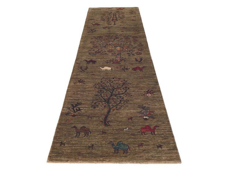 Detail image of 2' 9 x 11' 3 Hand Knotted Ariana Ziegler Runner Rug