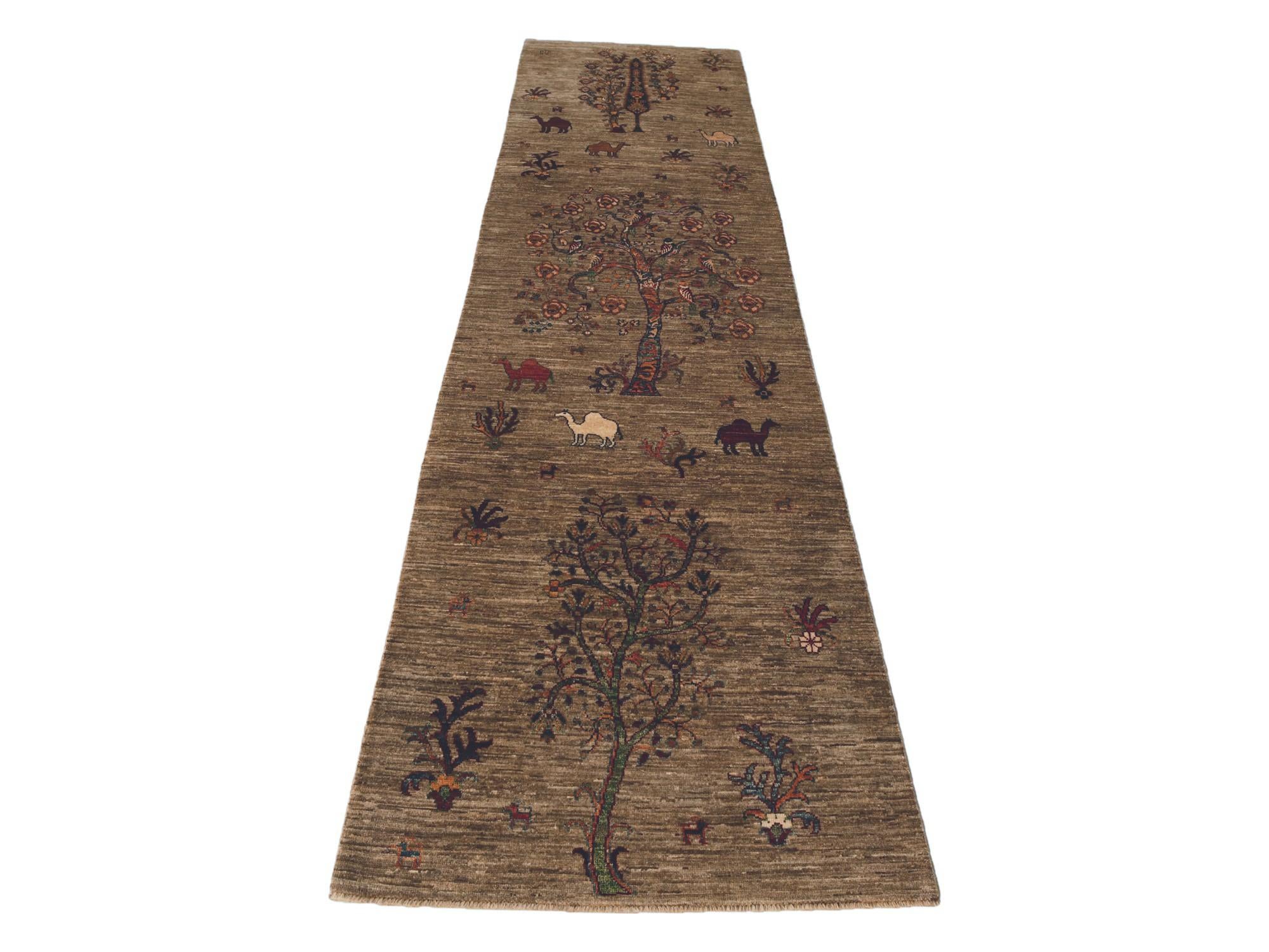 2' 9 x 10' 4 Hand Knotted Ariana Ziegler Runner Rug