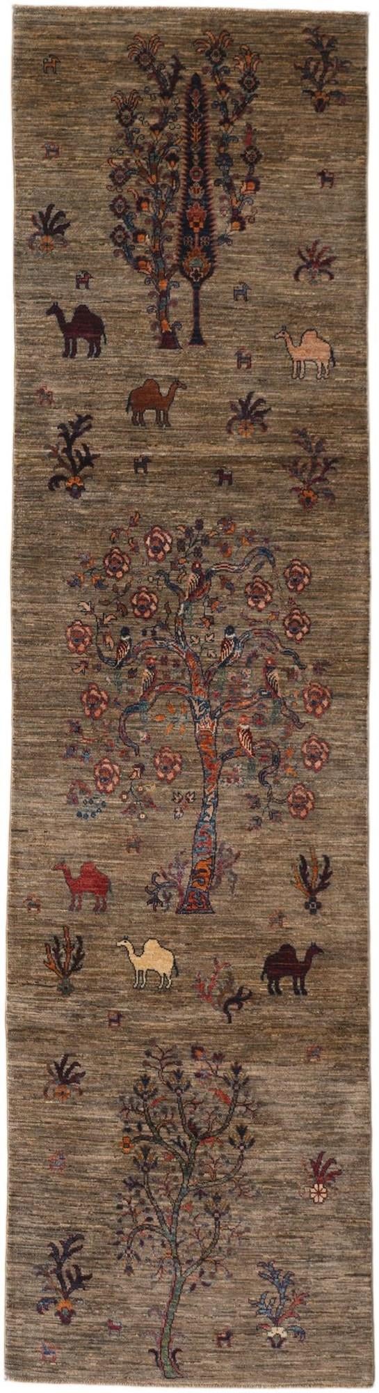 2' 9 x 10' 4 Hand Knotted Ariana Ziegler Runner Rug