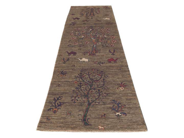 2' 7 x 9' 9 Hand Knotted Ariana Ziegler Runner Rug