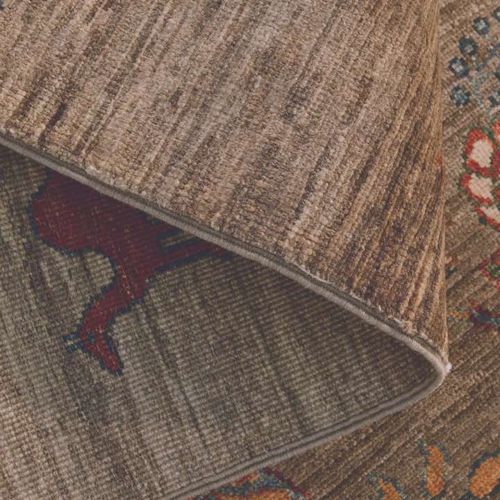 2' 7 x 9' 9 Hand Knotted Ariana Ziegler Runner Rug