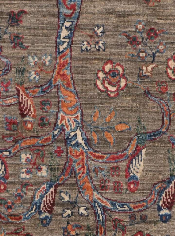 2' 7 x 9' 9 Hand Knotted Ariana Ziegler Runner Rug