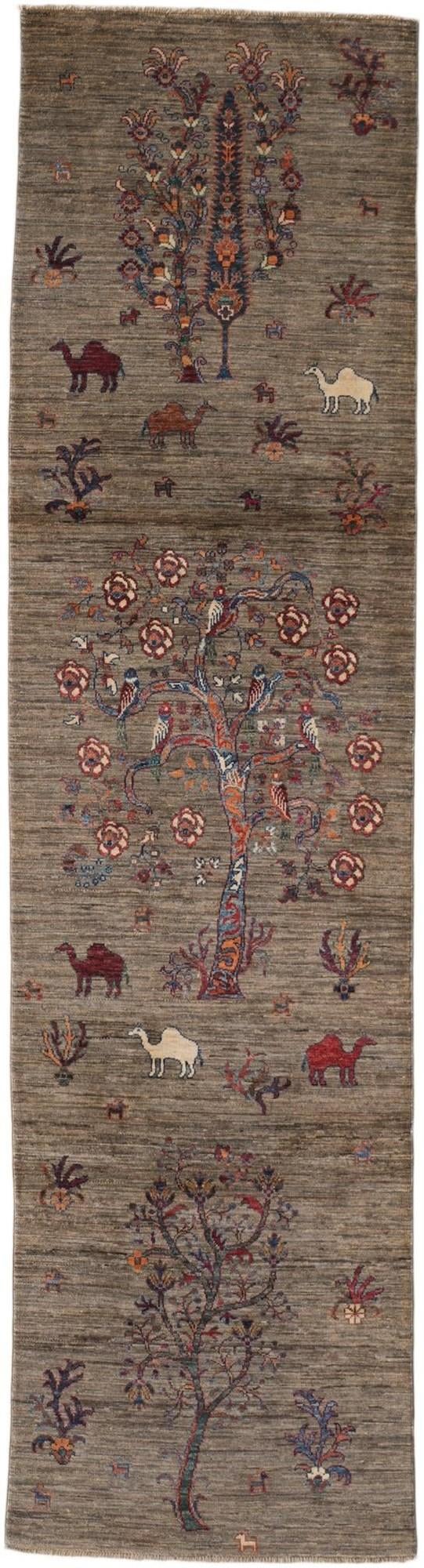 2' 7 x 9' 9 Hand Knotted Ariana Ziegler Runner Rug