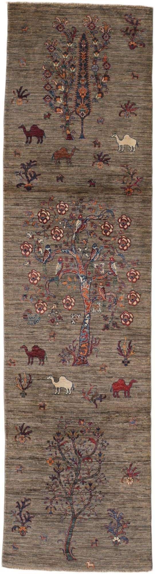 2' 7 x 9' 9 Hand Knotted Ariana Ziegler Runner Rug