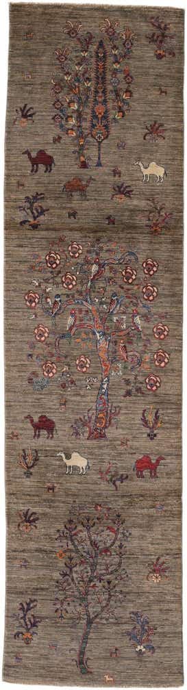 2' 7 x 9' 9 Hand Knotted Ariana Ziegler Runner Rug