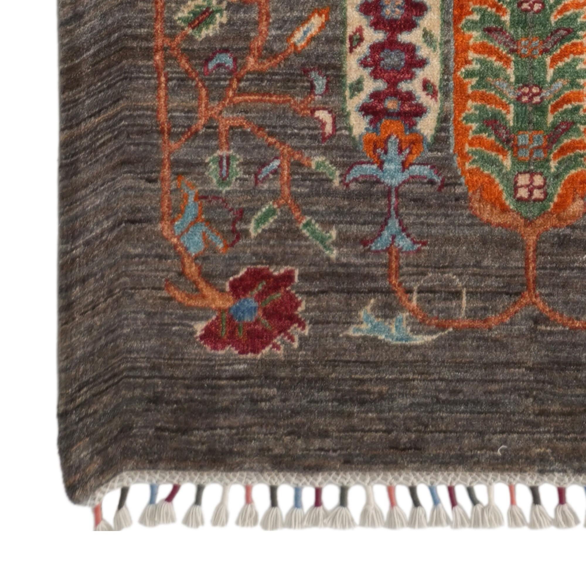 2' 7 x 10' Hand Knotted Ariana Ziegler Runner Rug