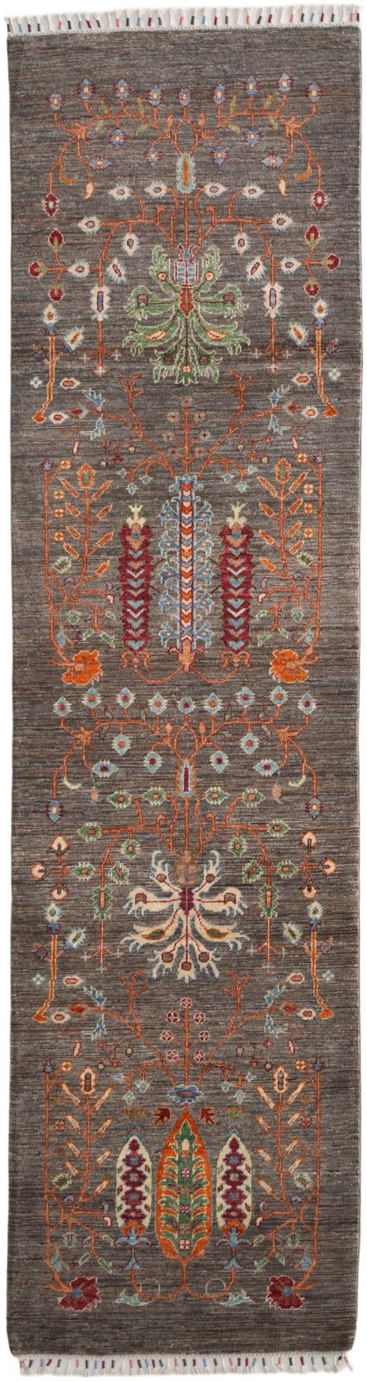 2' 7 x 10' Hand Knotted Ariana Ziegler Runner Rug