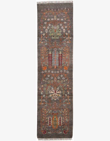 2' 7 x 10' Hand Knotted Ariana Ziegler Runner Rug