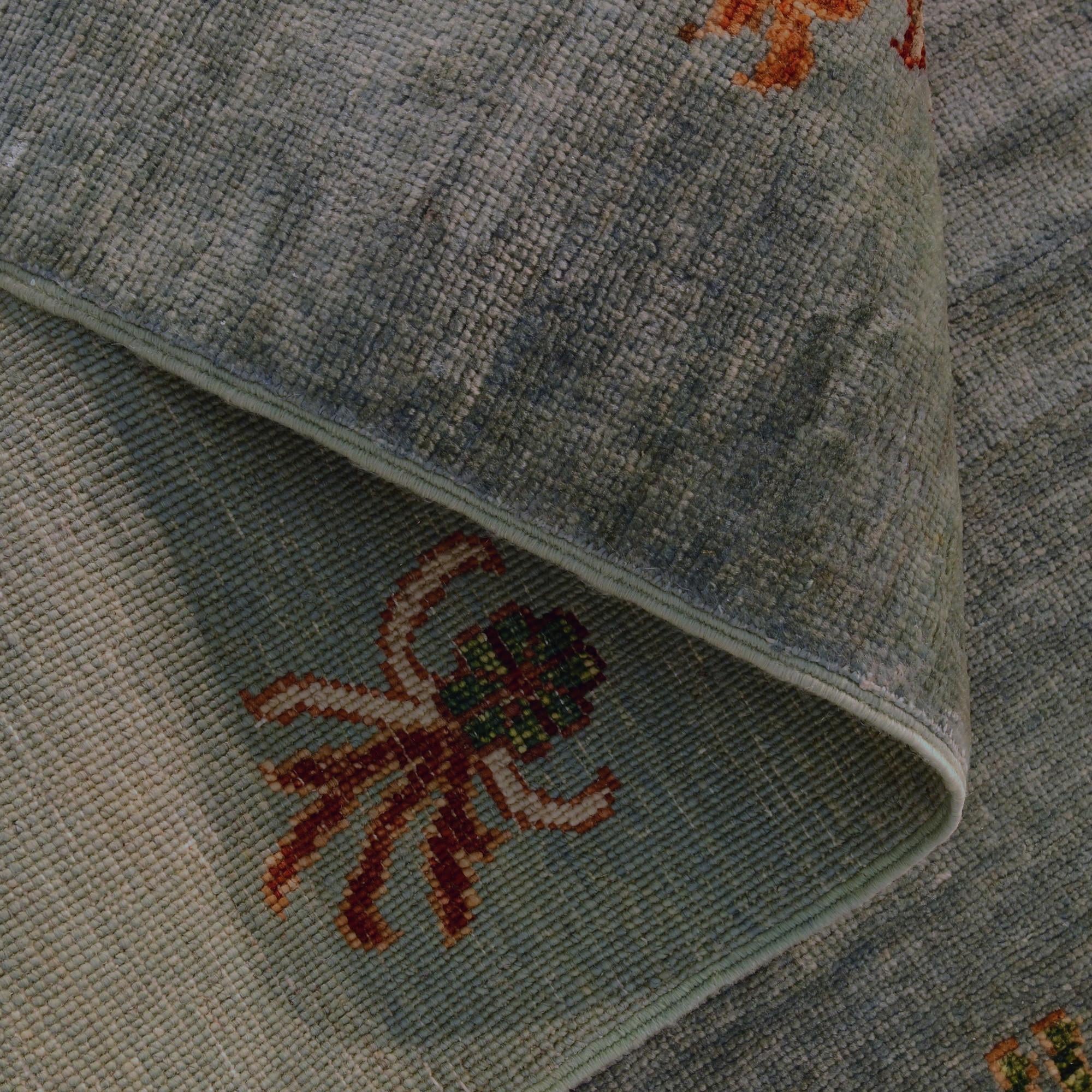 2' 10 x 13' Hand Knotted Ariana Ziegler Runner Rug