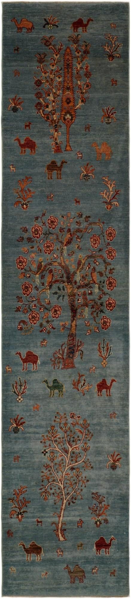 2' 10 x 13' Hand Knotted Ariana Ziegler Runner Rug