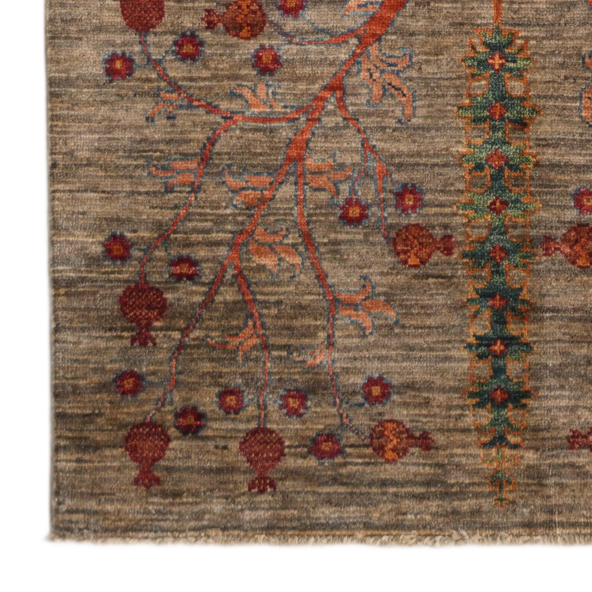 2' 9 x 8' 2 Hand Knotted Ariana Ziegler Runner Rug