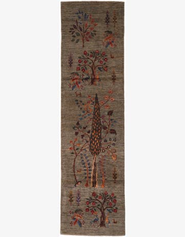 2' 9 x 9' 10 Hand Knotted Ariana Ziegler Runner Rug