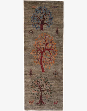2' 10 x 7' 9 Hand Knotted Ariana Ziegler Runner Rug