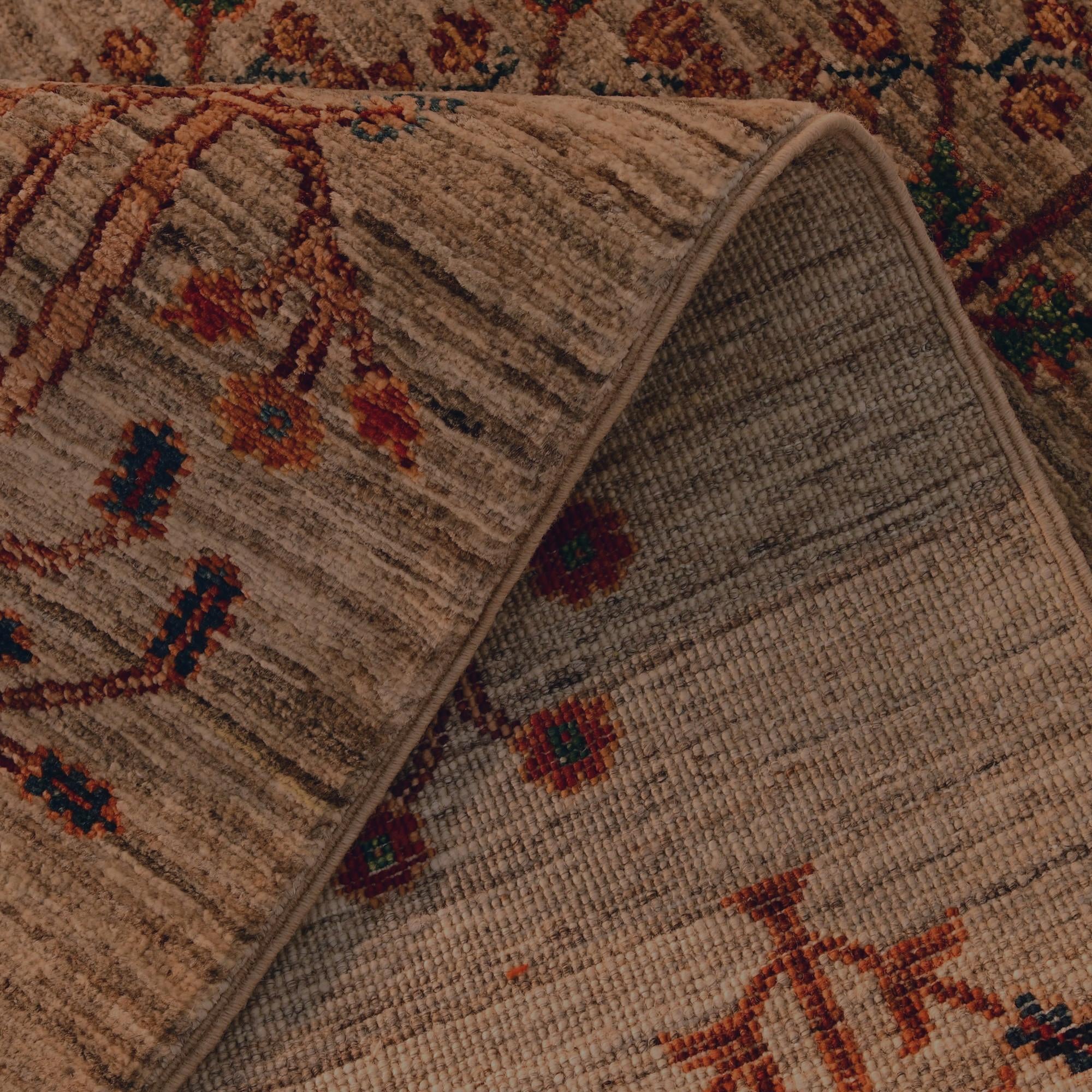 2' 8 x 10' Hand Knotted Ariana Ziegler Runner Rug