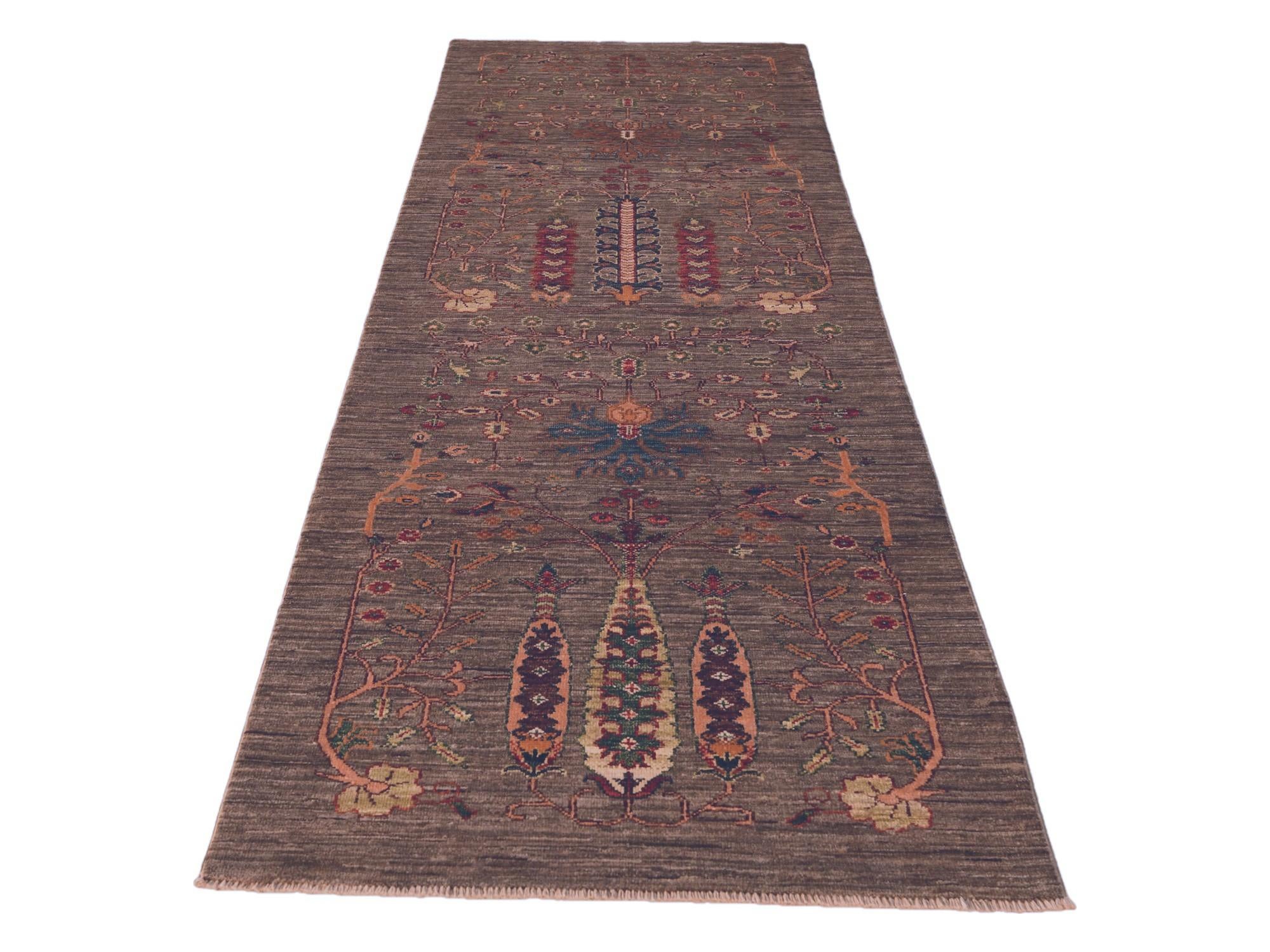 2' 9 x 8' 2 Hand Knotted Ariana Ziegler Runner Rug