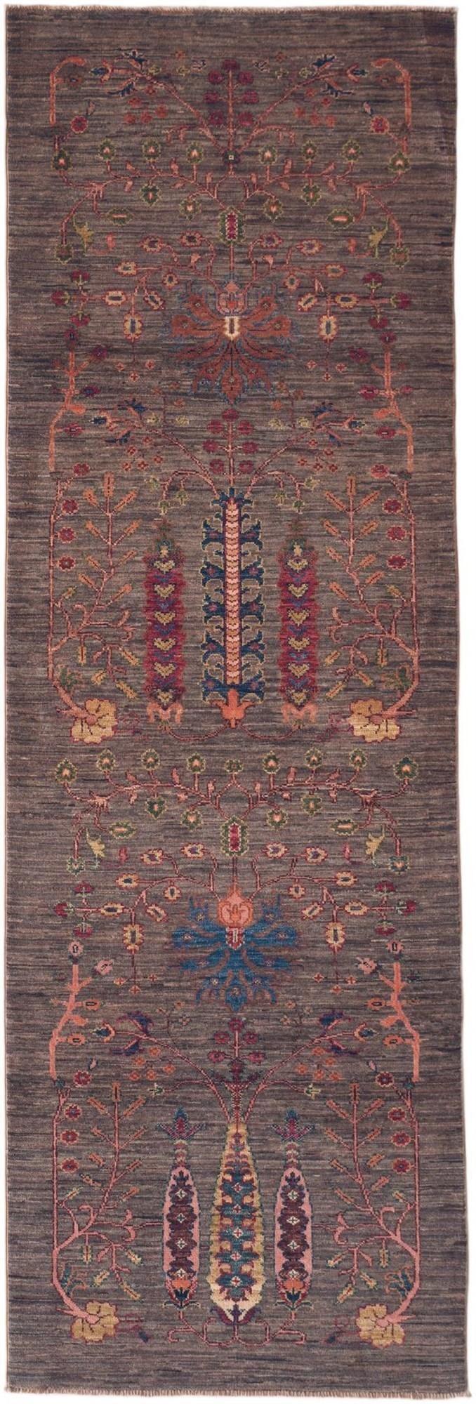 2' 9 x 8' 2 Hand Knotted Ariana Ziegler Runner Rug