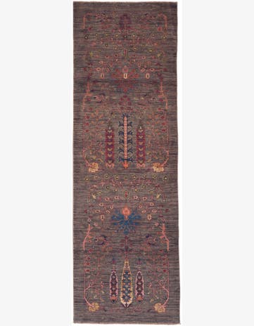 2' 9 x 8' 2 Hand Knotted Ariana Ziegler Runner Rug