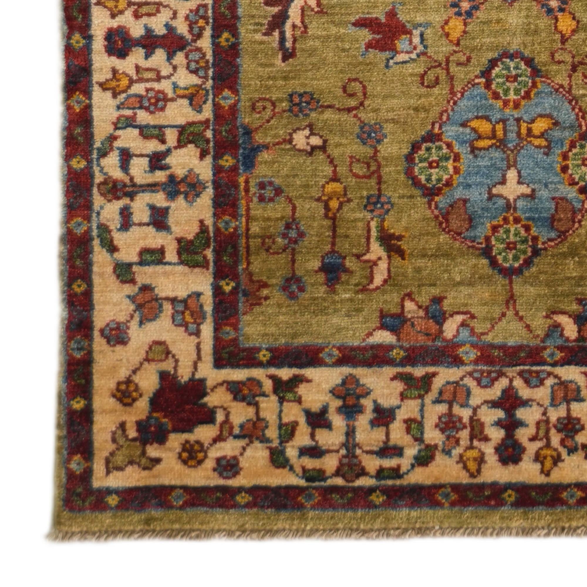 2' 10 x 9' 9 Hand Knotted Ariana Ziegler Runner Rug