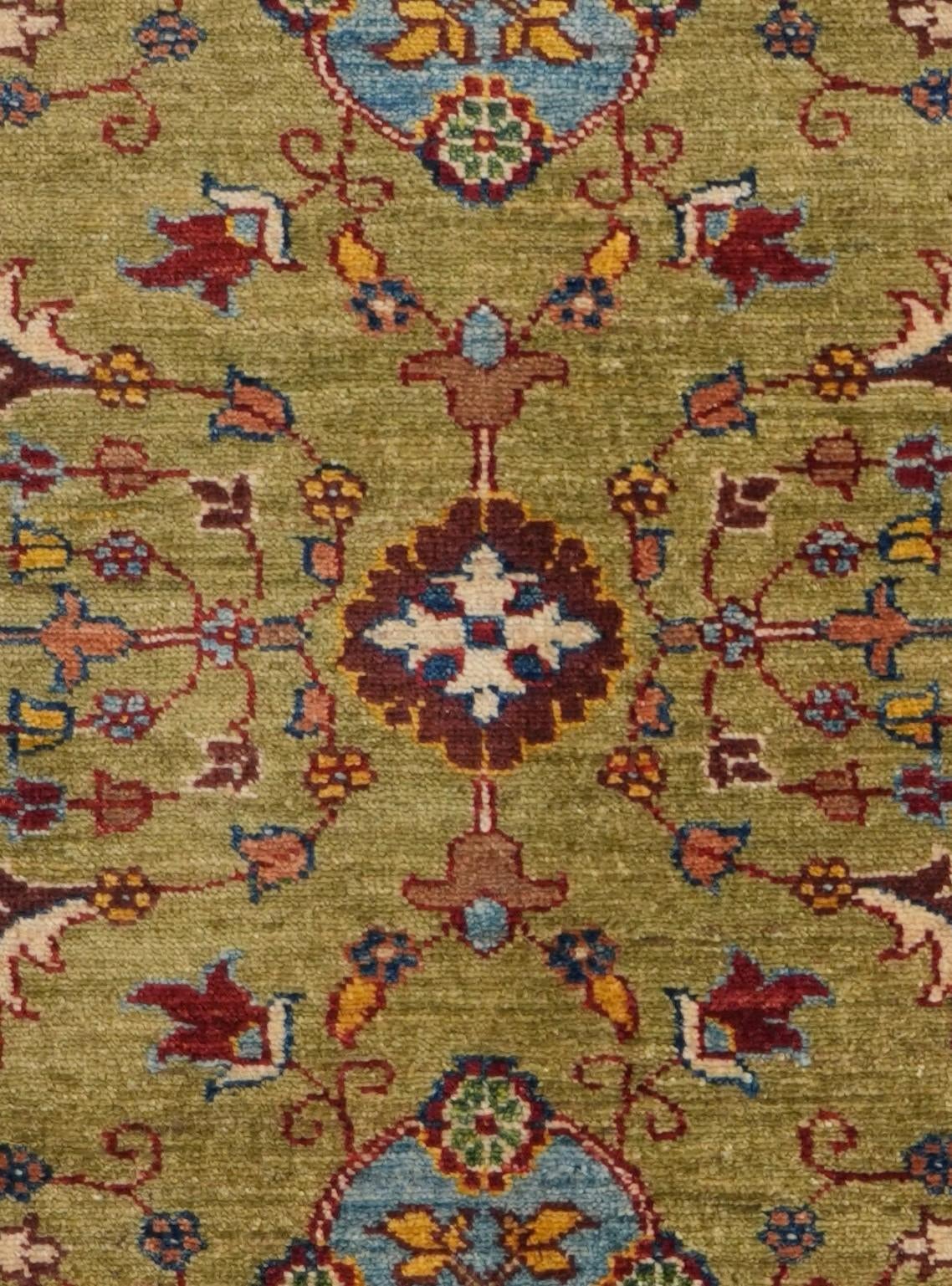 2' 10 x 9' 9 Hand Knotted Ariana Ziegler Runner Rug