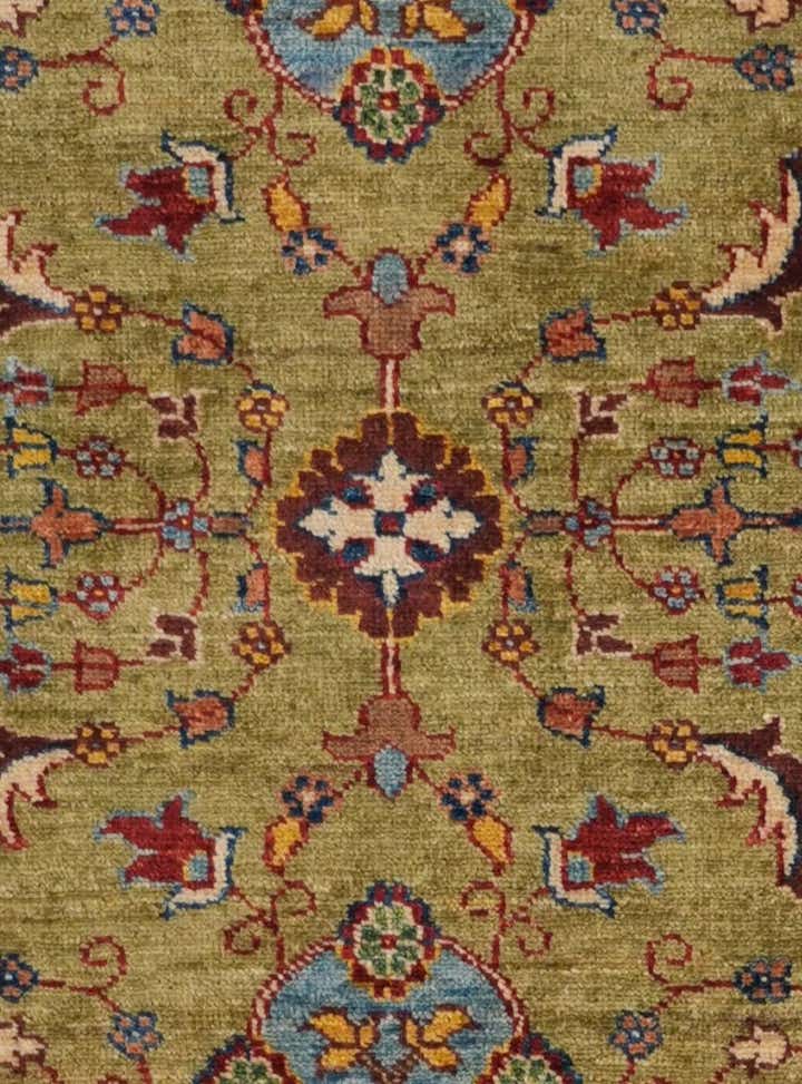 2' 9 x 9' 9 Hand Knotted Ariana Ziegler Runner Rug