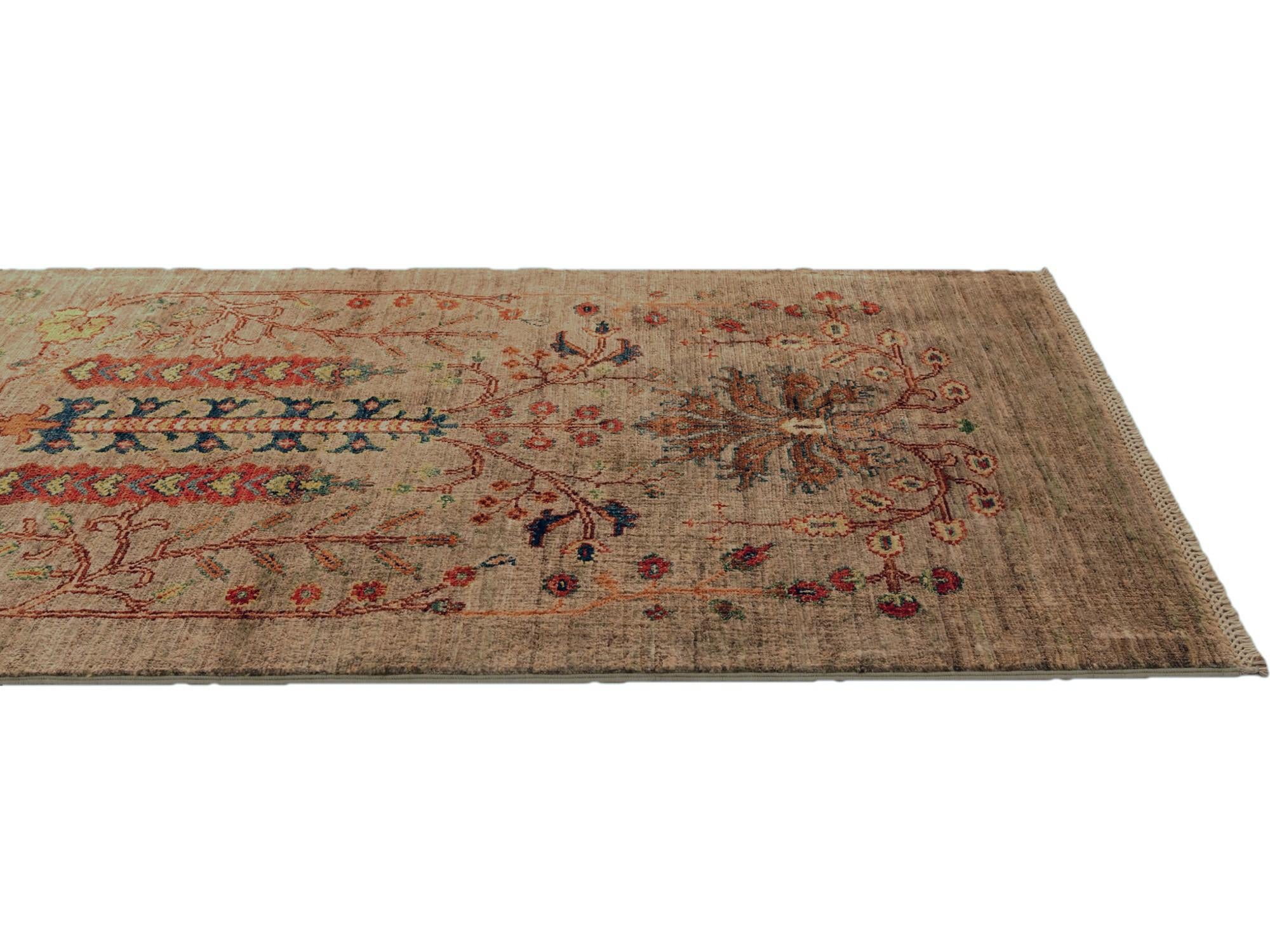 2' 7 x 8' 3 Hand Knotted Ariana Ziegler Runner Rug