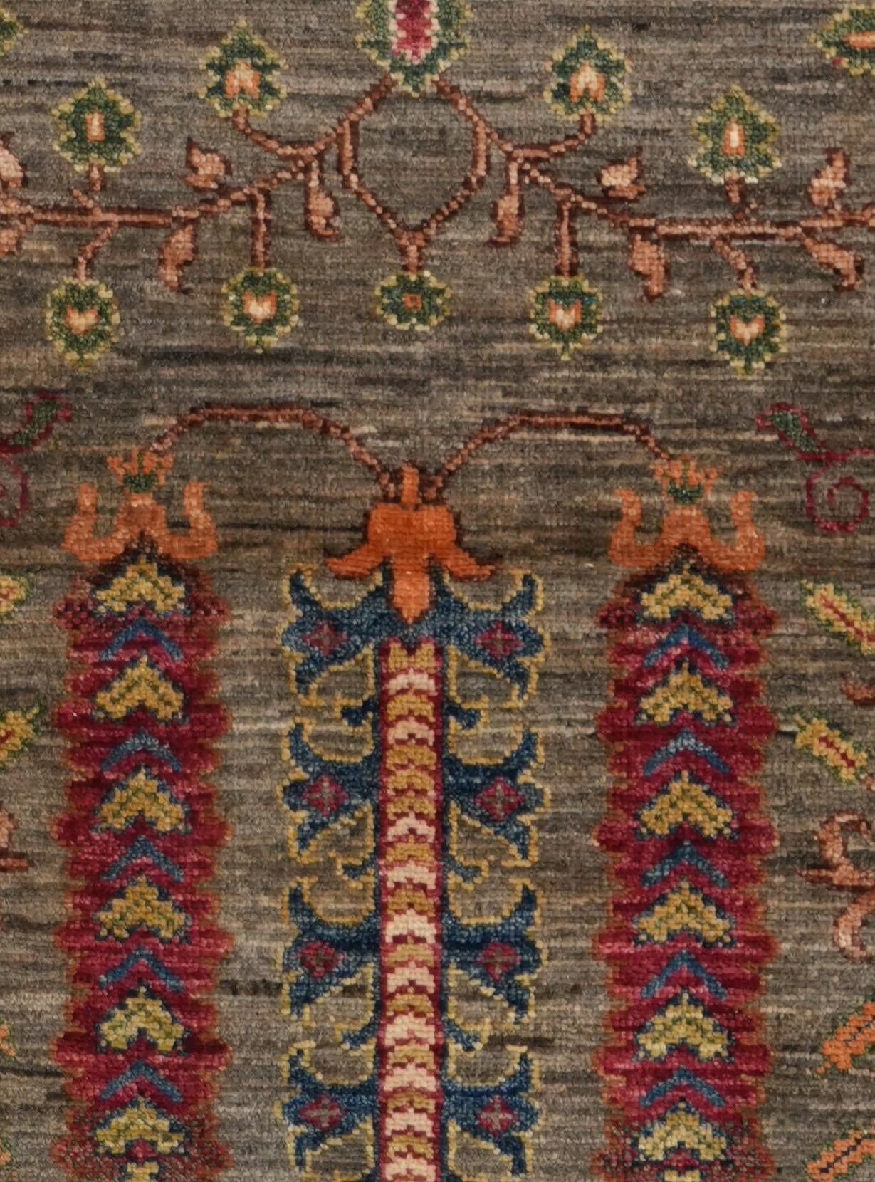 2' 9 x 8' 3 Hand Knotted Ariana Ziegler Runner Rug