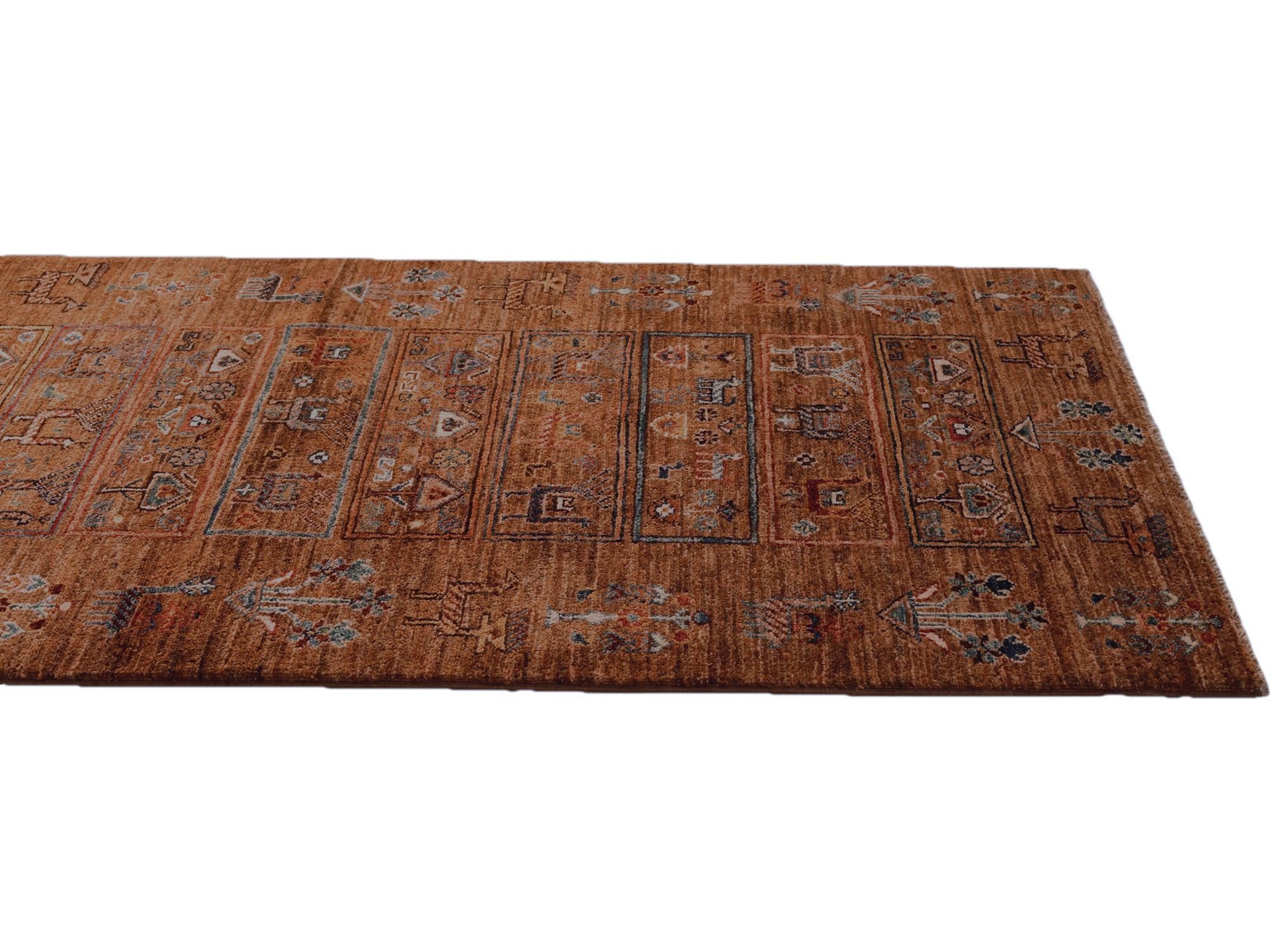 2' 8 x 10' 3 Hand Knotted Ariana Ziegler Runner Rug