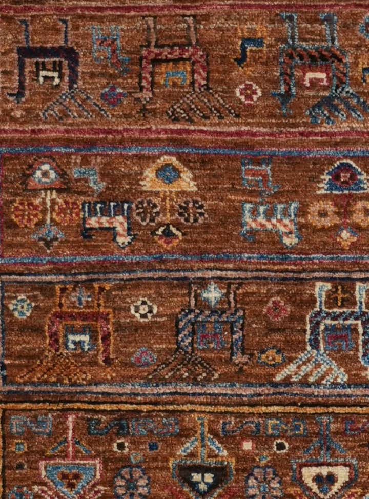 2' 8 x 10' 3 Hand Knotted Ariana Ziegler Runner Rug