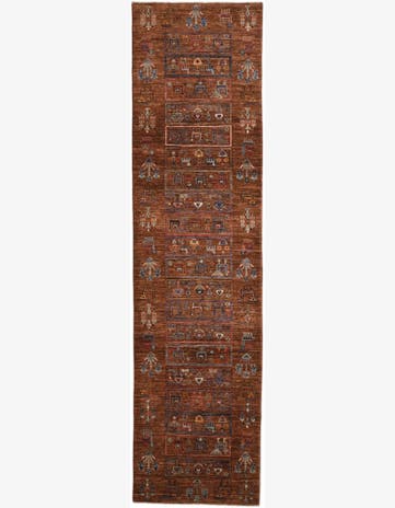 2' 8 x 10' 3 Hand Knotted Ariana Ziegler Runner Rug
