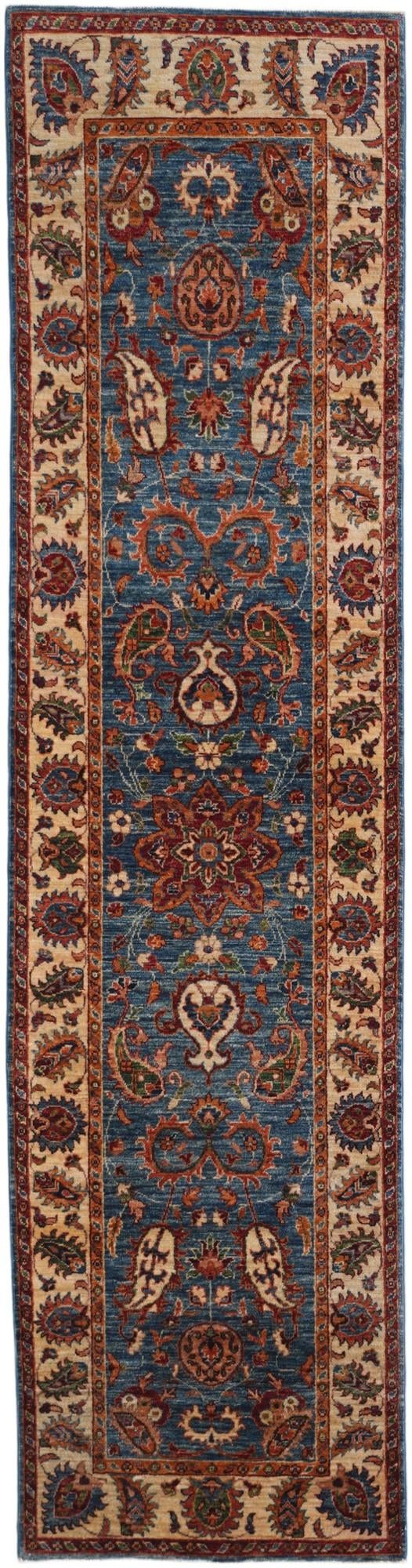2' 7 x 10' 1 Hand Knotted Ariana Ziegler Runner Rug