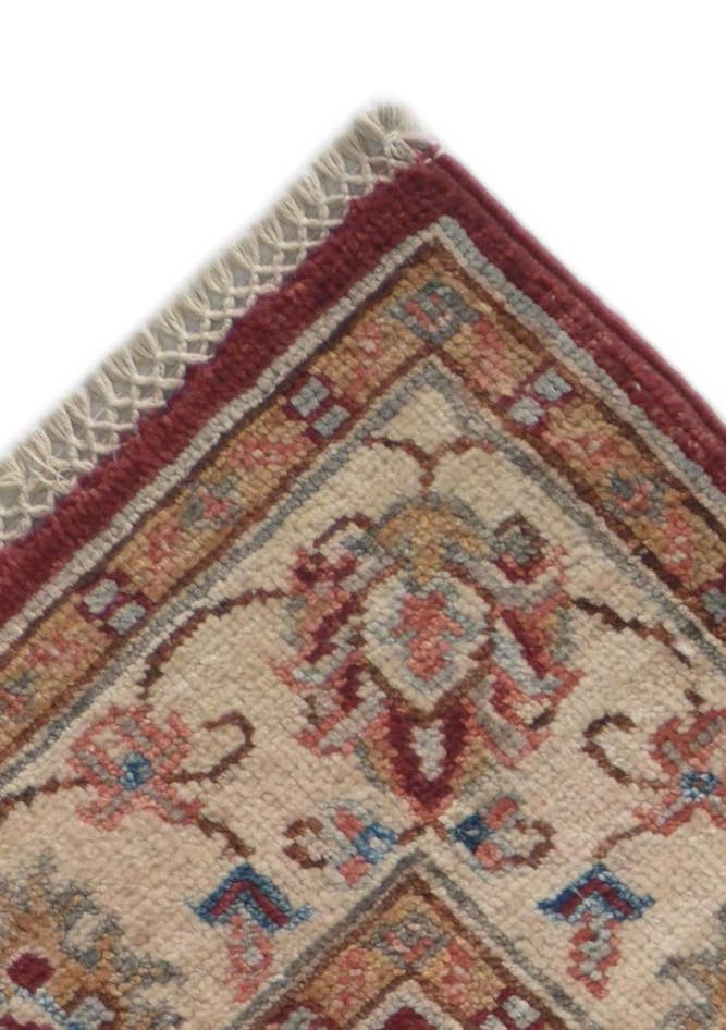 Detail image of 2' 10 x 6' 8 Hand Knotted Ariana Ziegler Runner Rug