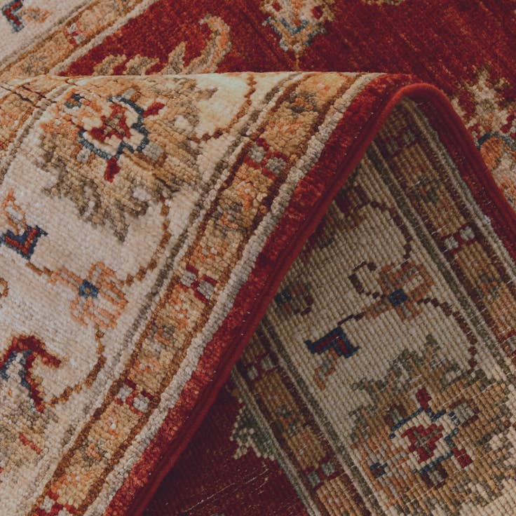 Detail image of 2' 10 x 6' 8 Hand Knotted Ariana Ziegler Runner Rug
