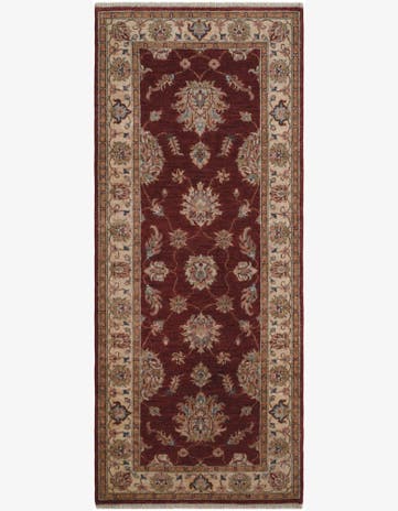 2' 10 x 6' 8 Hand Knotted Ariana Ziegler Runner Rug
