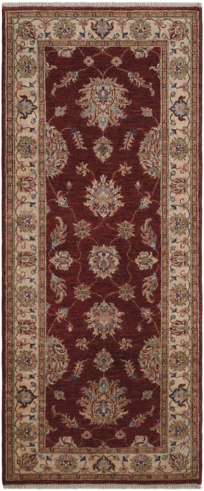 2' 10 x 6' 8 Hand Knotted Ariana Ziegler Runner Rug