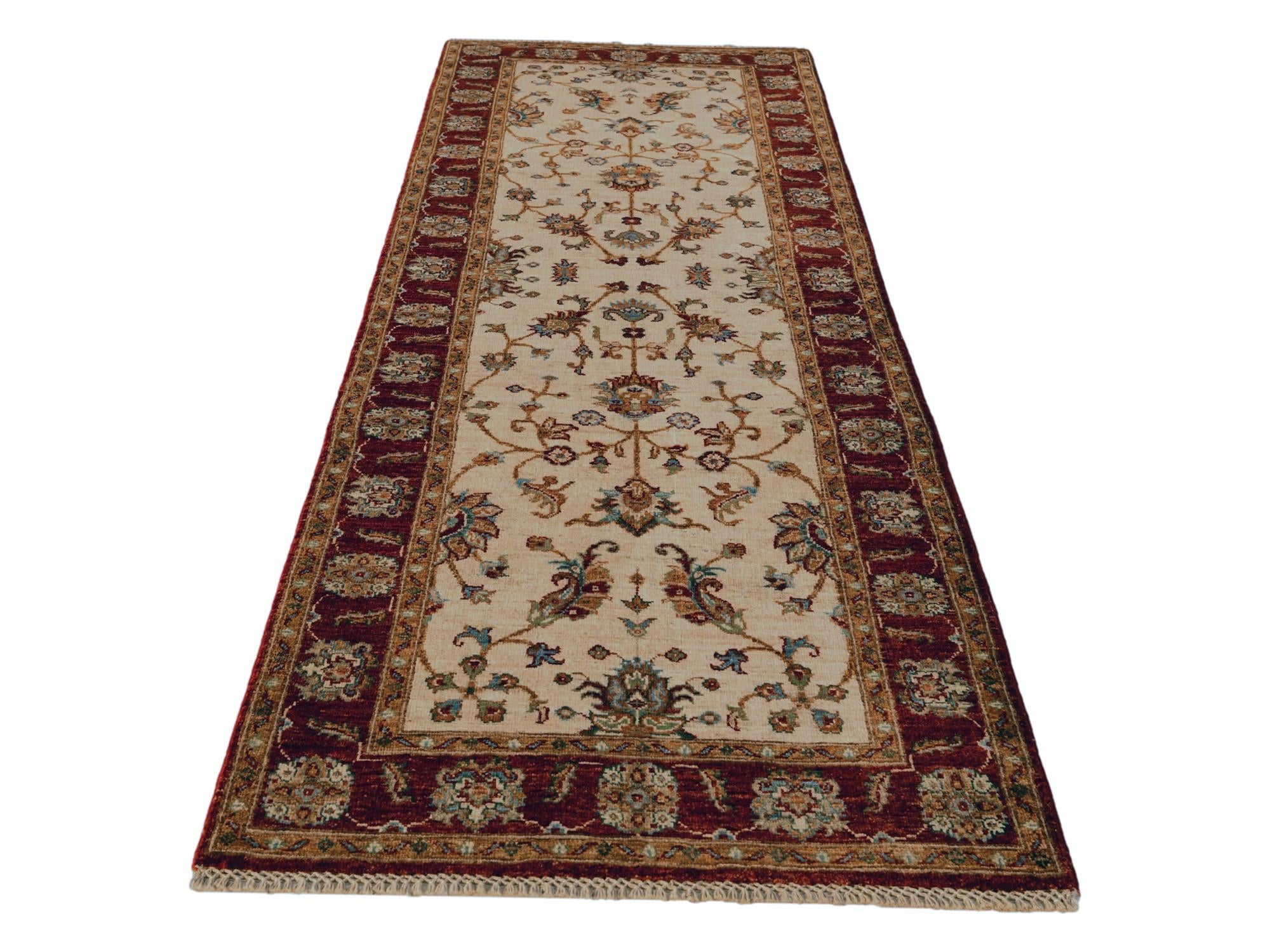 2' 10 x 8' 3 Hand Knotted Ariana Ziegler Runner Rug