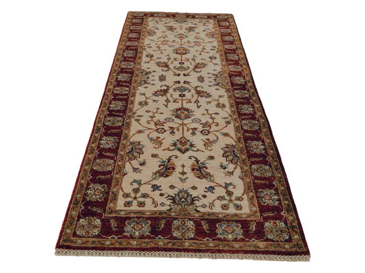 Detail image of 2' 10 x 8' 3 Hand Knotted Ariana Ziegler Runner Rug