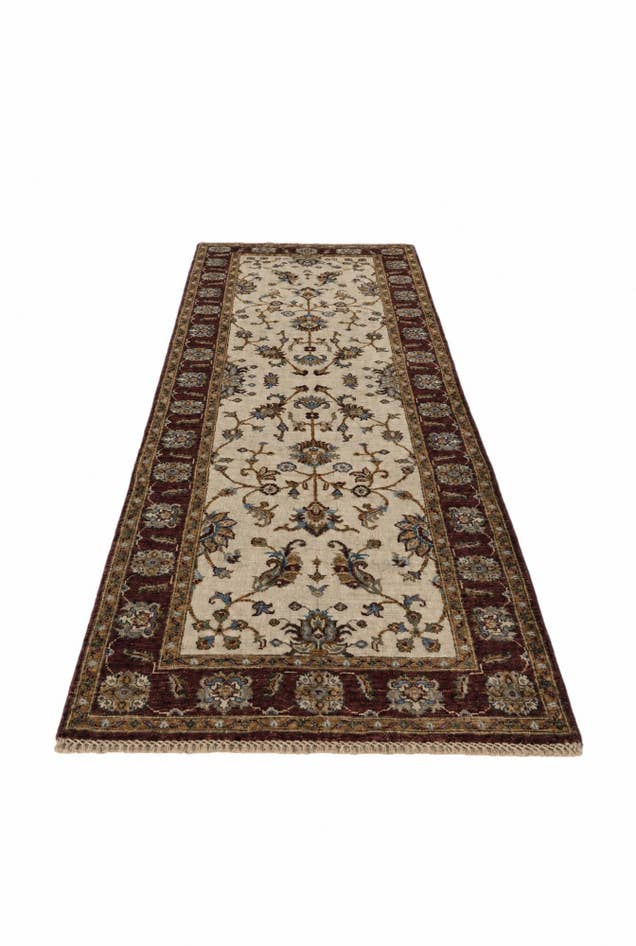 Detail image of 2' 10 x 8' 3 Hand Knotted Ariana Ziegler Runner Rug