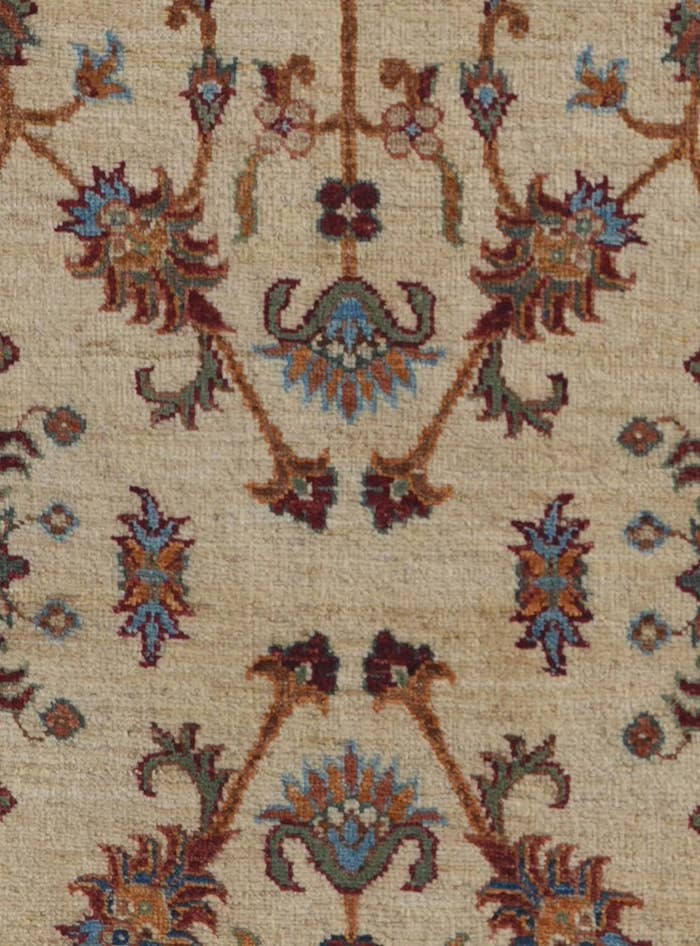 Detail image of 2' 10 x 8' 3 Hand Knotted Ariana Ziegler Runner Rug