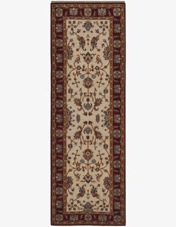2' 10 x 8' 3 Hand Knotted Ariana Ziegler Runner Rug