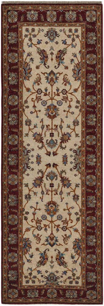 2' 10 x 8' 3 Hand Knotted Ariana Ziegler Runner Rug