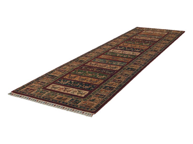 Detail image of 2' 9 x 9' 11 Hand Knotted Ariana Ziegler Runner Rug